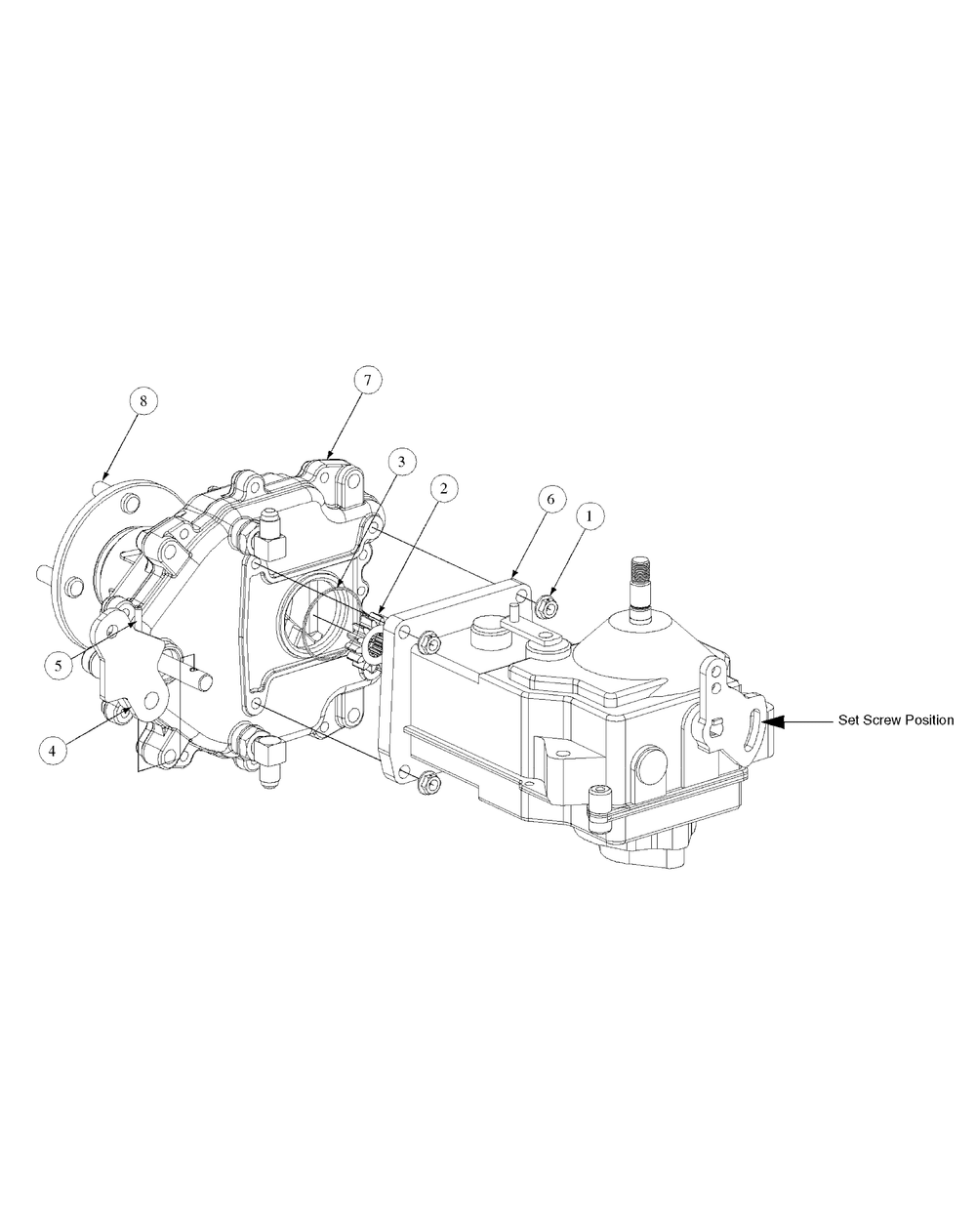 Assembly Pump Left Hand Diagram and Parts List for M50-KHS 53AB5BBP750-23HP-OHV Cub Cadet Lawn Tractor